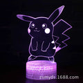 Pikachu 3D LED Lamp for Kids & Desk