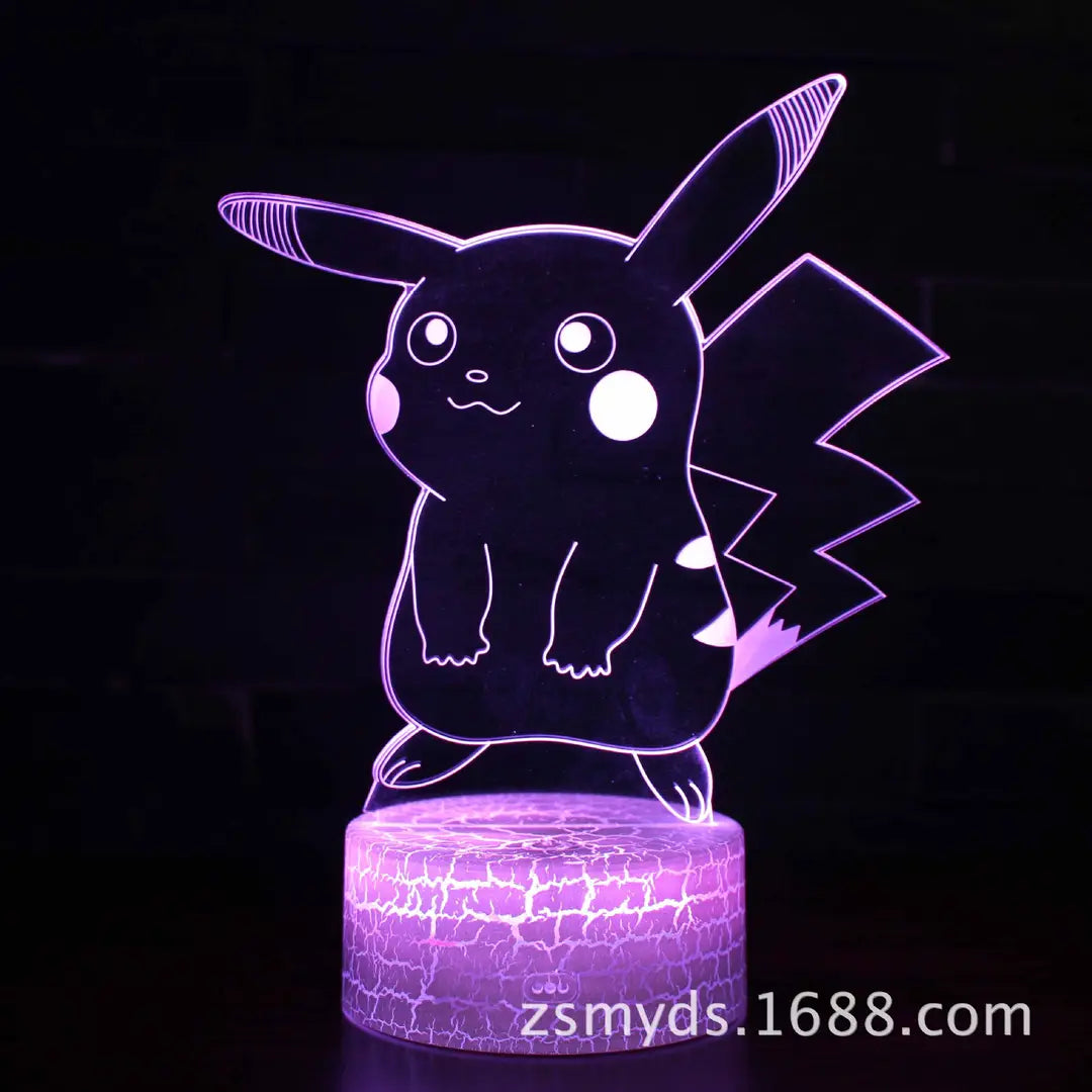 Pikachu 3D LED Lamp for Kids & Desk