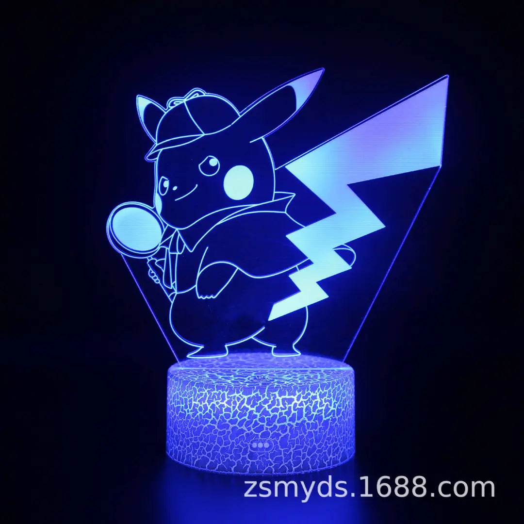 Pikachu 3D LED Lamp for Kids & Desk