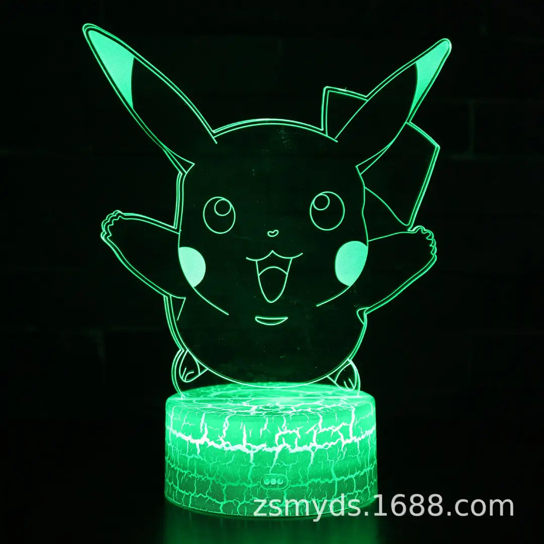 Pikachu 3D LED Lamp for Kids & Desk