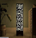 Rechargeable Wooden Table Lamp with Laser Cut Design