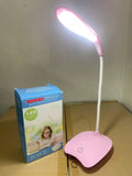 LED Desk Lamp for Study & Bedroom USB Rechargeable Eye Caring Light 360° Flexible Arm 3 Modes Night Table Lamp & Student Reading Light