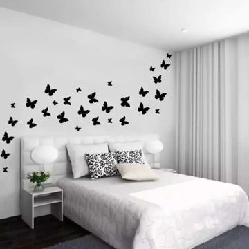 30 Pcs Wooden Butterfly Wall Decor