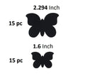 30 Pcs Wooden Butterfly Wall Decor