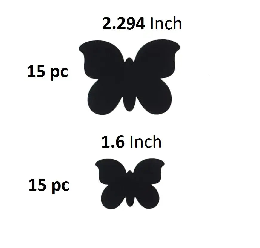 30 Pcs Wooden Butterfly Wall Decor